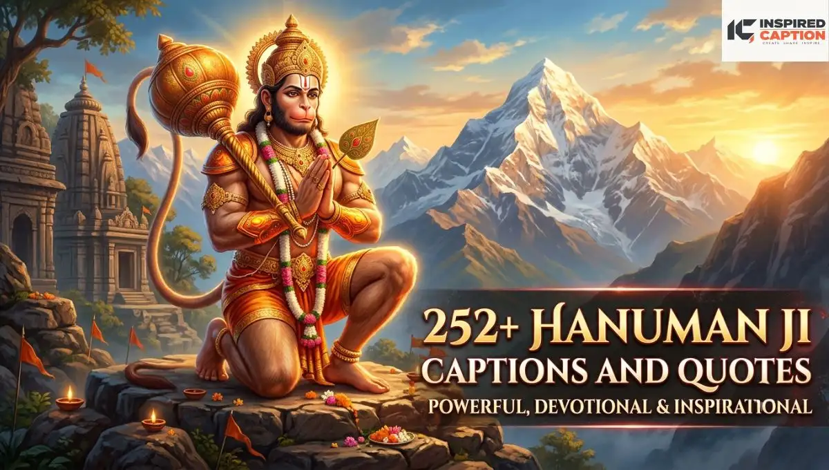 252+ Hanuman Ji Captions and Quotes
