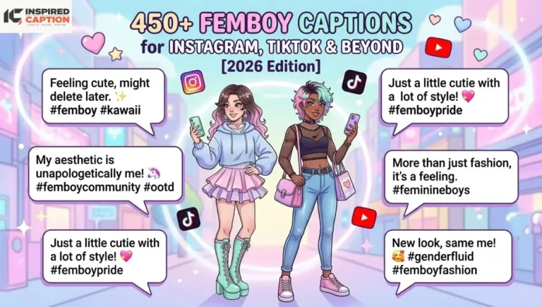 450+ Femboy Captions for Instagram, TikTok & Beyond [2026 Edition]