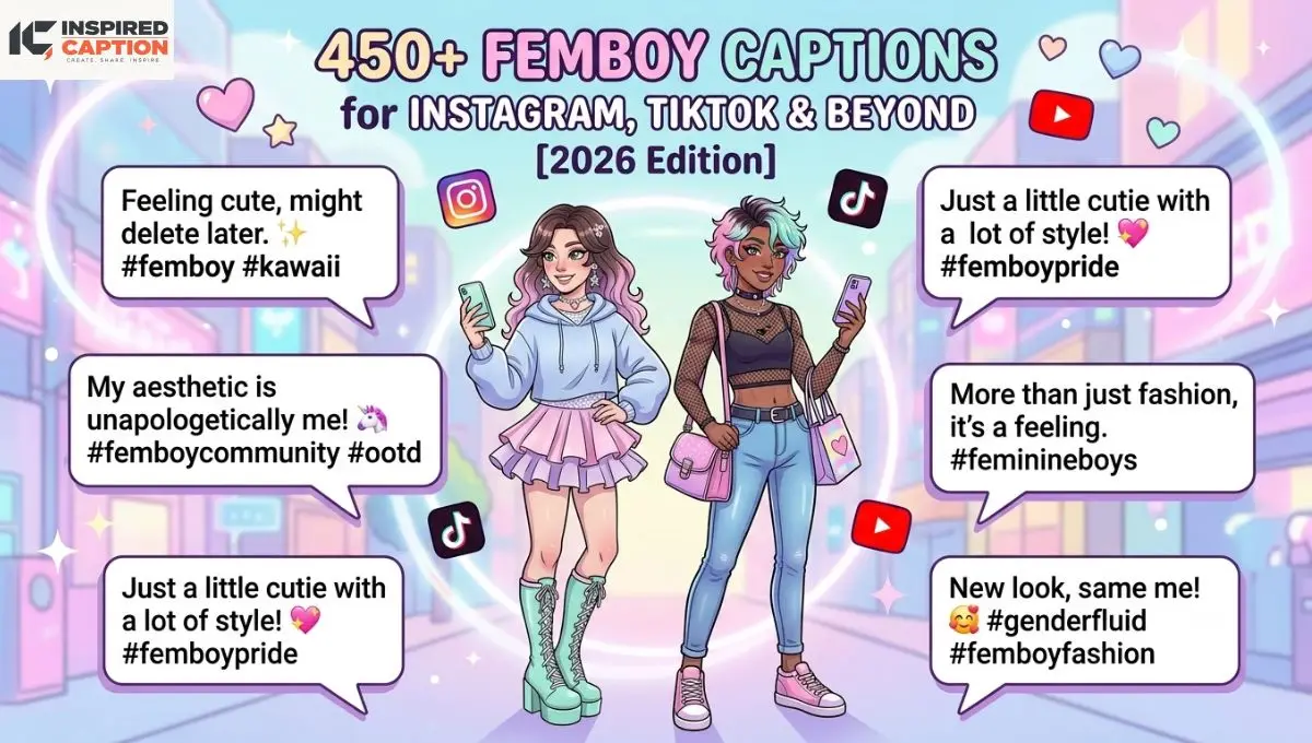 450+ Femboy Captions for Instagram, TikTok & Beyond [2026 Edition]
