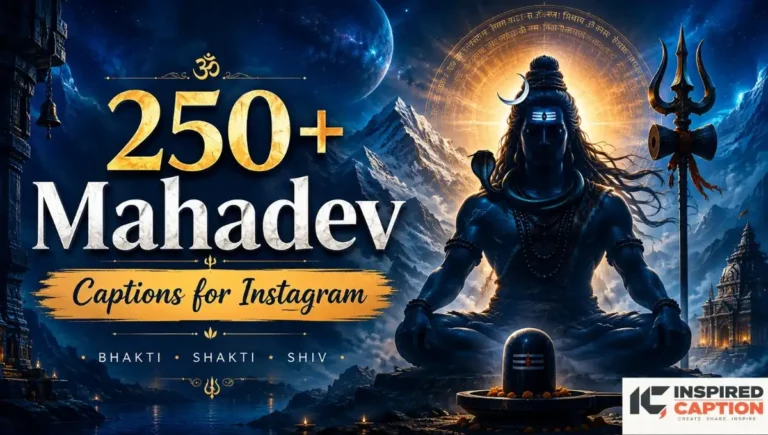 250+ Mahadev Captions for Instagram
