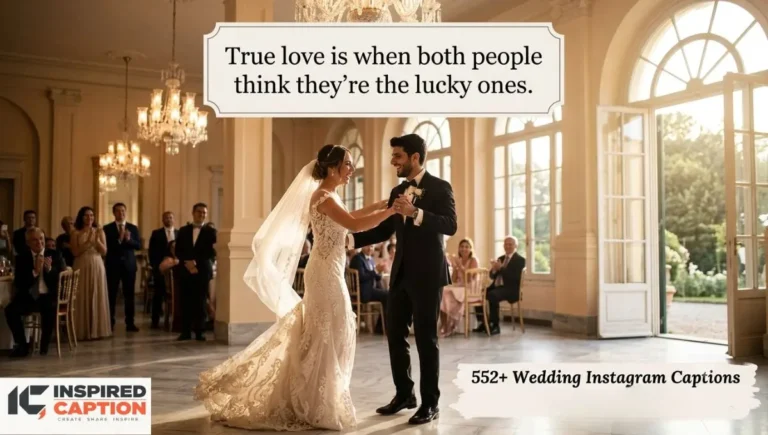 552+ Wedding Instagram Captions