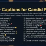 300+ Captions for Candid Photo