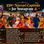 350+ Navratri Captions for Instagram