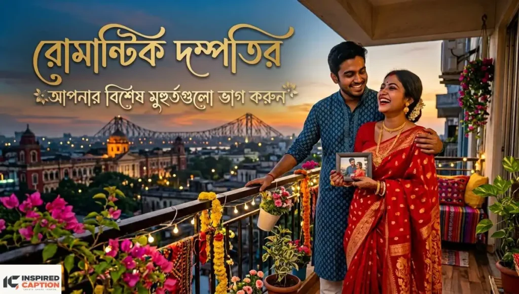 Romantic Couple Caption in Bengali