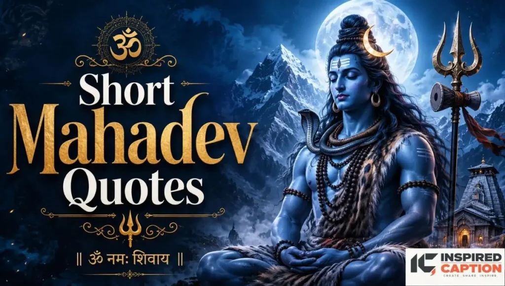 Short Mahadev Quotes