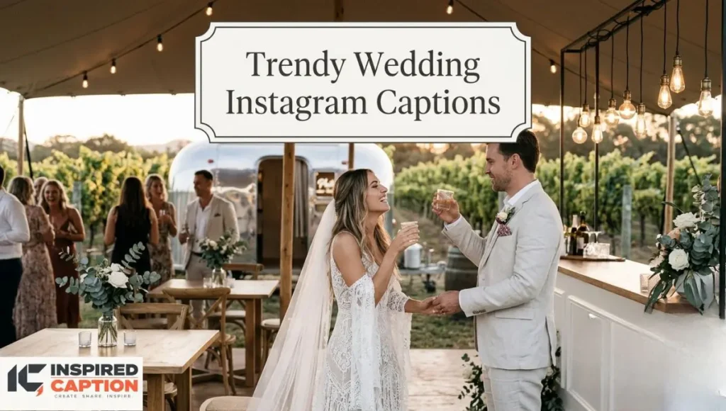 Trendy Wedding Instagram Captions