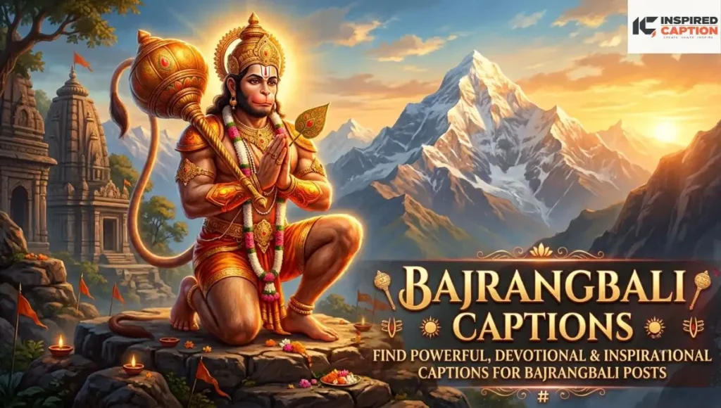 Bajrangbali Captions