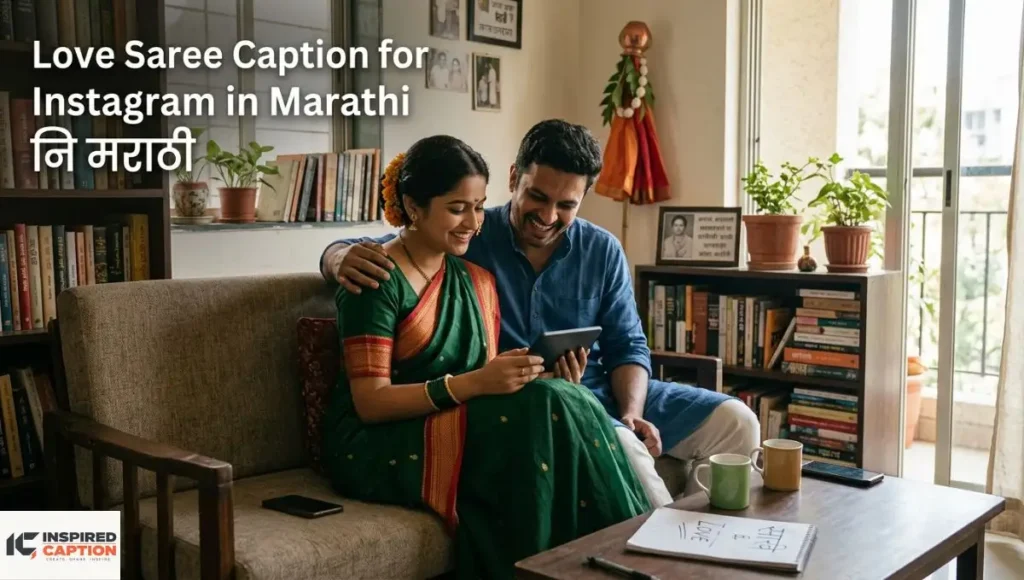 Love Saree Caption for Instagram in Marathi