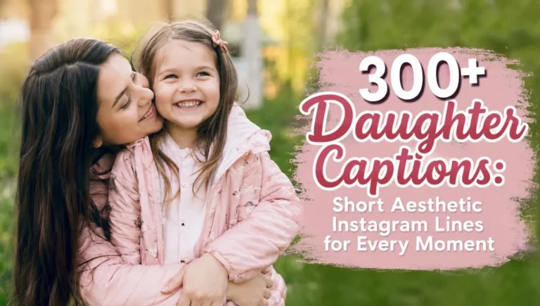 300+ Daughter Captions: Short Aesthetic Instagram Lines for Every Moment