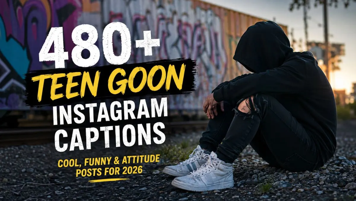 480+ Teen Goon Instagram Captions for Cool, Funny & Attitude Posts For 2026