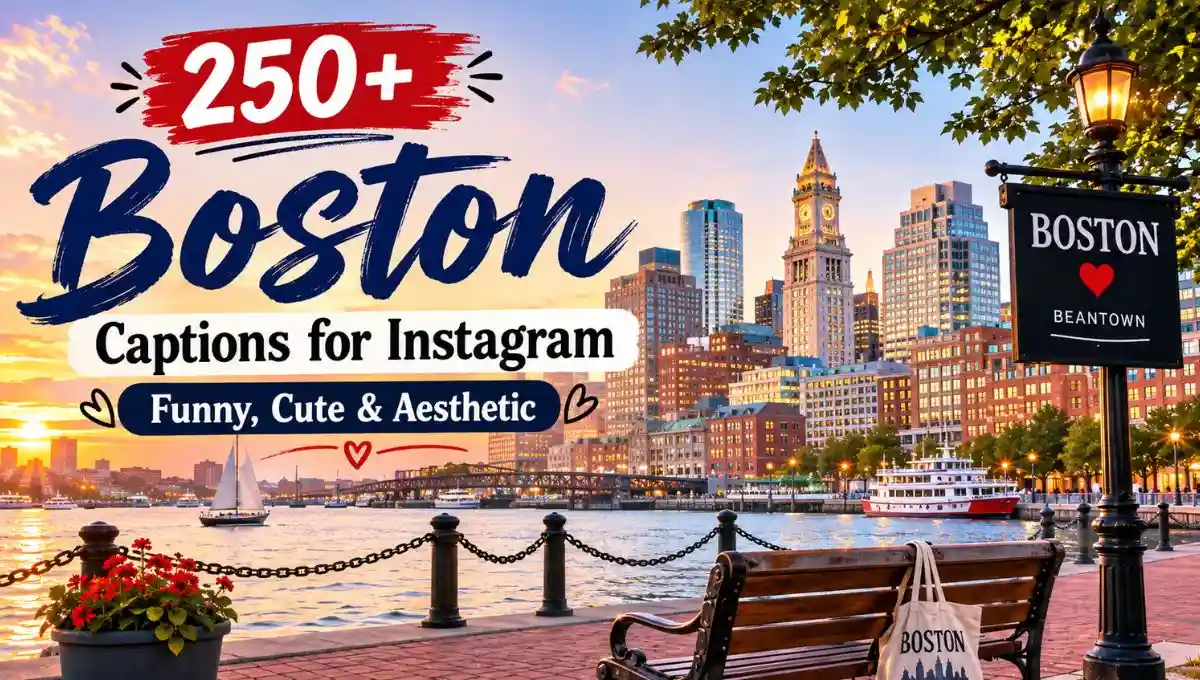 250+ Boston Captions for Instagram (Funny, Cute & Aesthetic)