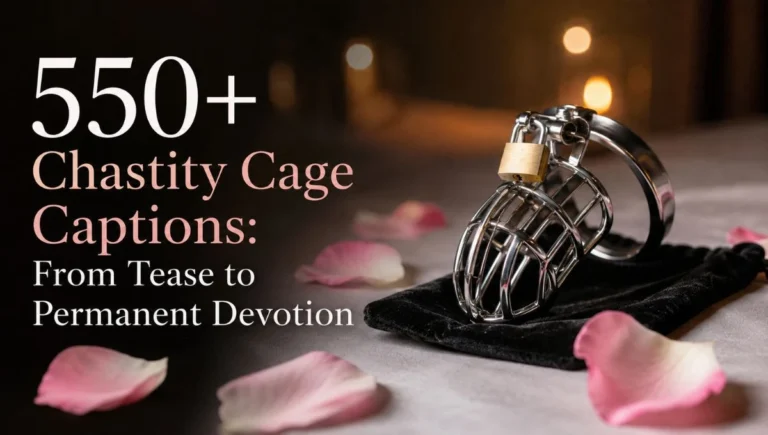 550+ Chastity Cage Captions: From Tease to Permanent Devotion