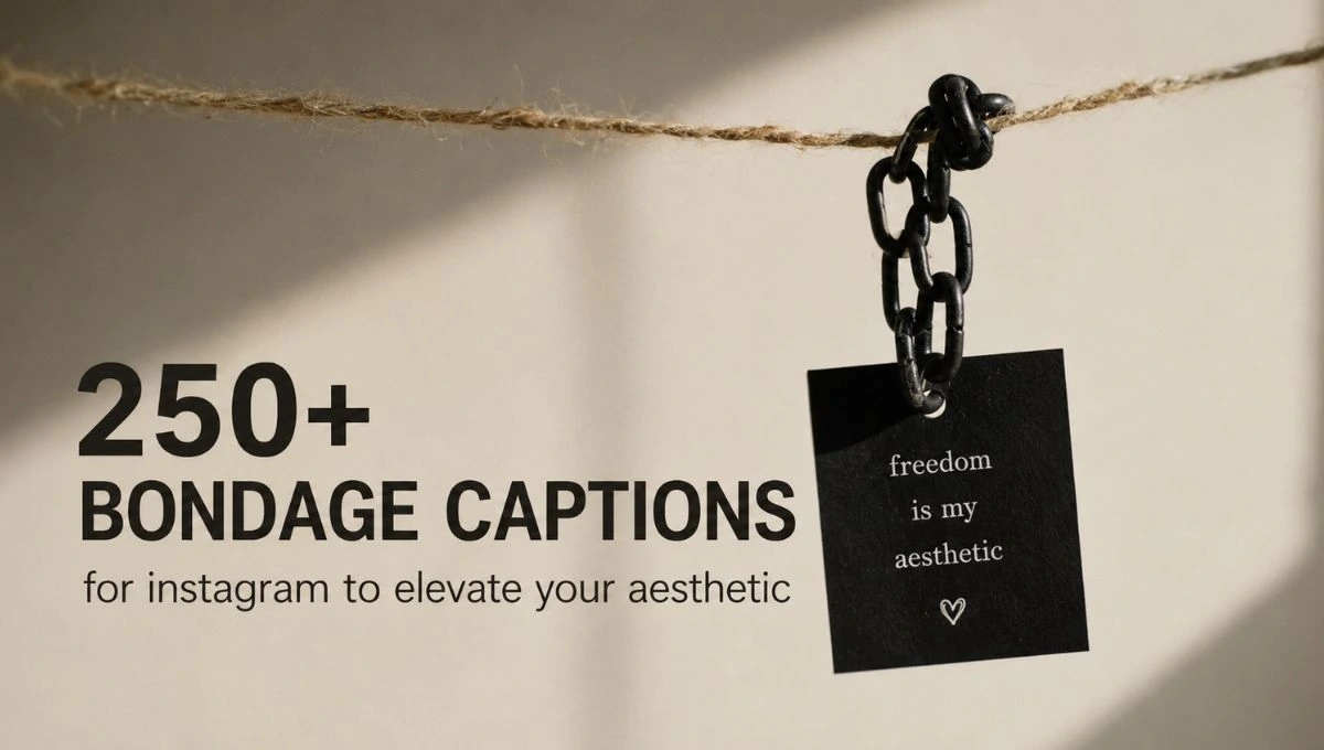 250+ Bondage Captions for Instagram to Elevate Your Aesthetic