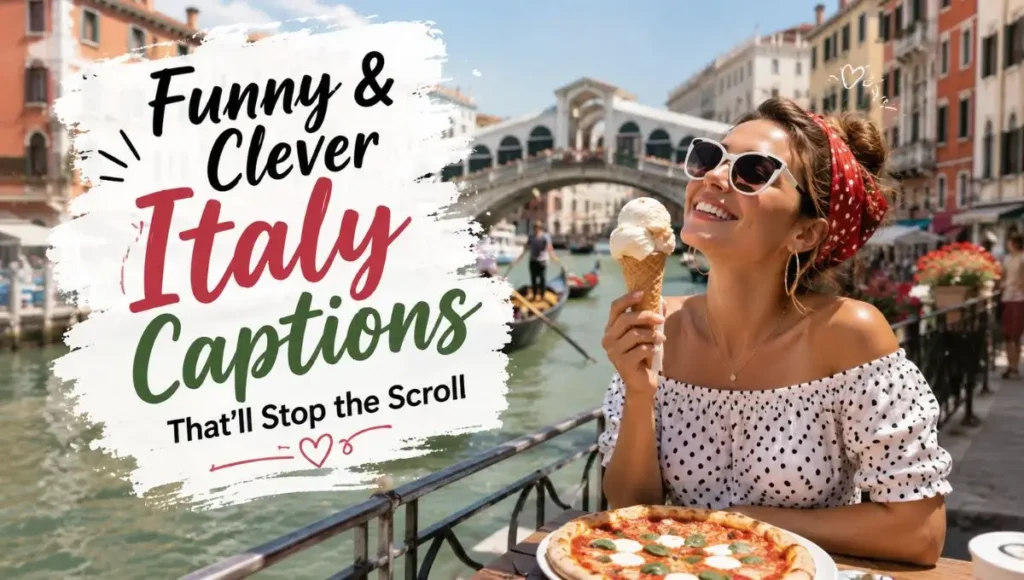 Funny & Clever Italy Captions That’ll Stop the Scroll