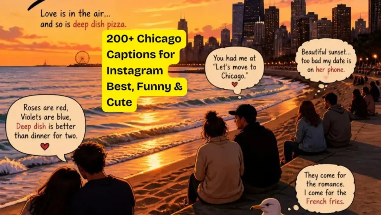 200+ Chicago Captions for Instagram Best, Funny & Cute