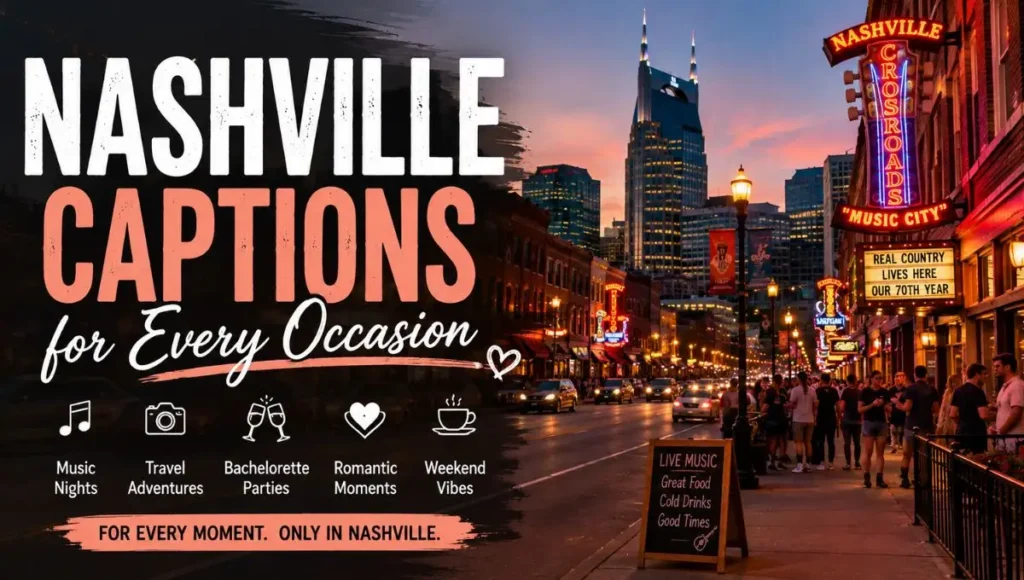 Nashville Captions for Every Occasion 