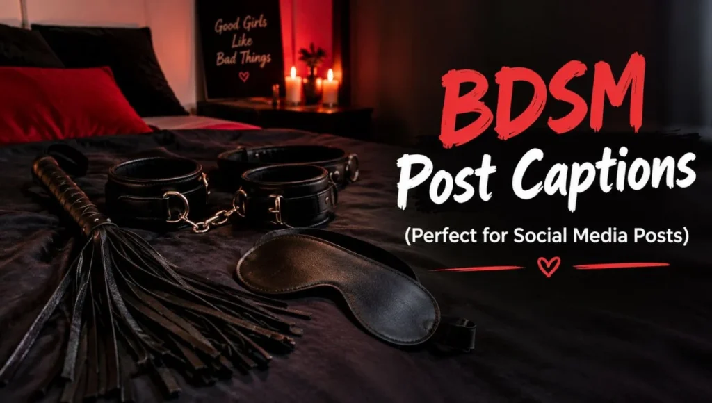 BDSM Post Captions (Perfect for Social Media Posts)
